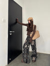 SWAYING 24 Autumn and Winter Low Round Neck Wool Bottoming Shirt SW-SW24AW1T23-ZONG Brown SW24AW1T22